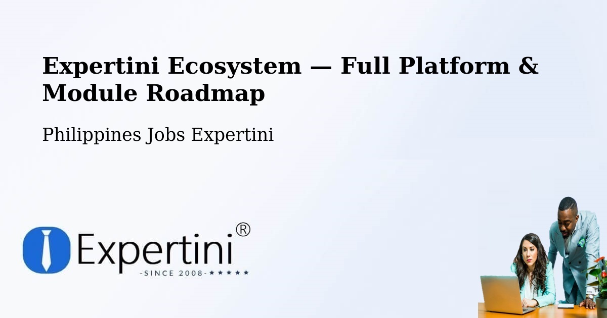 Expertini Ecosystem — Full Platform & Module Roadmap – Kawit