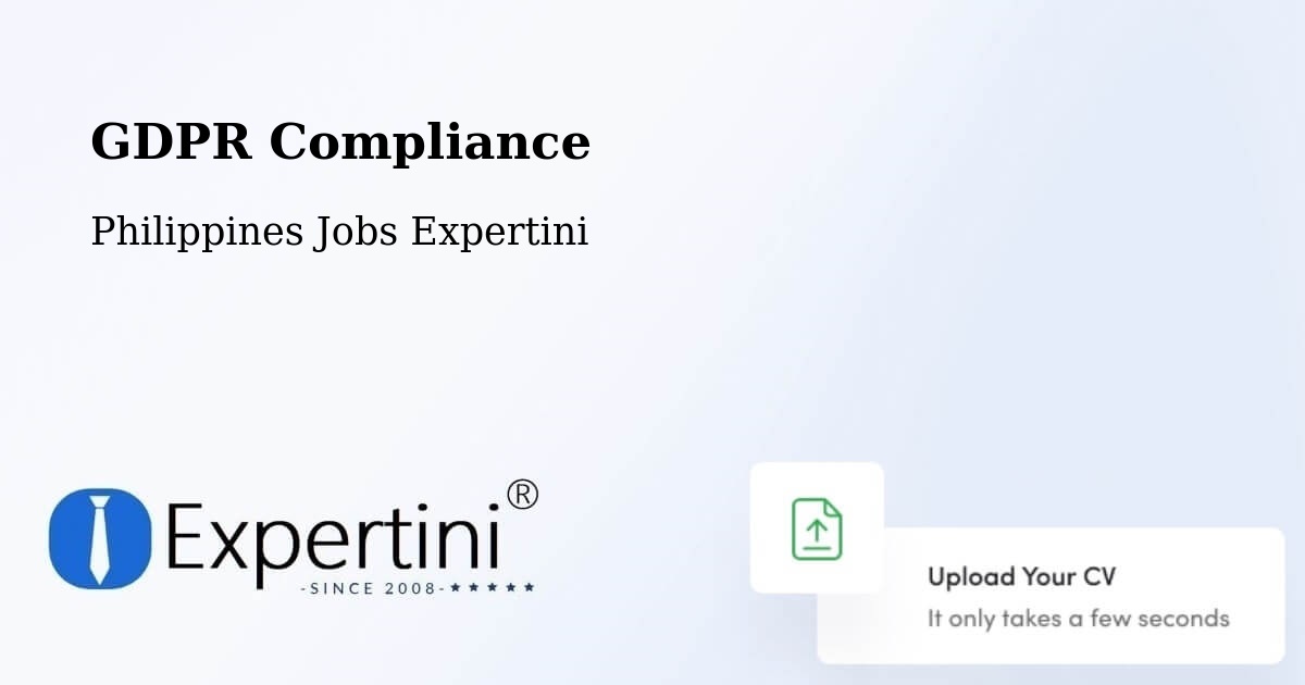 EU GDPR Compliance Statement – Kawit - Philippines Jobs Expertini