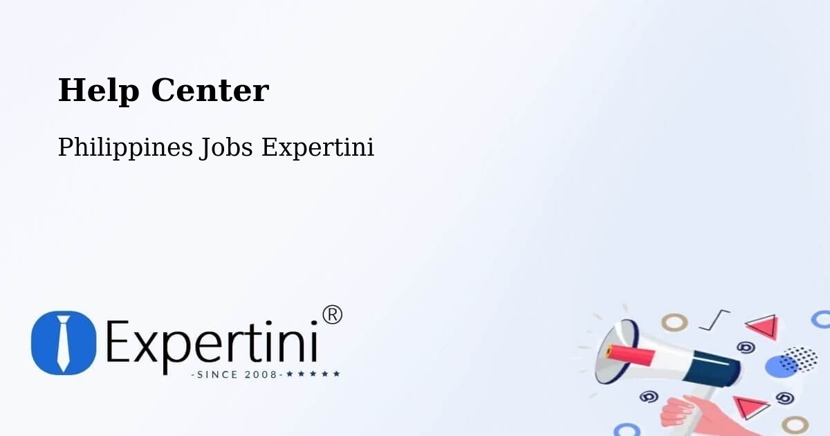 Help Center – Kawit - Philippines Jobs Expertini