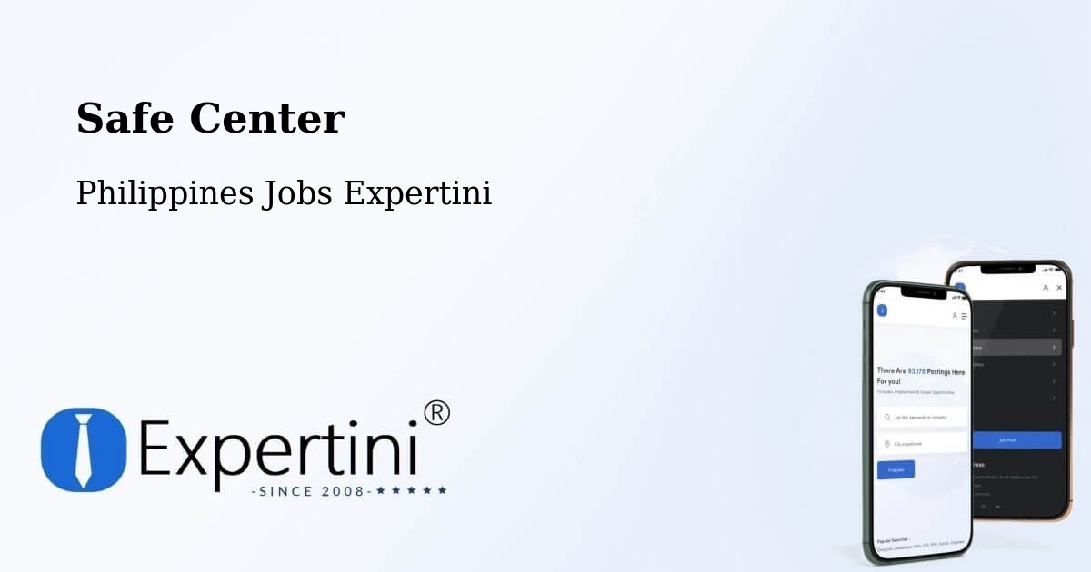 Safety Center – Kawit - Philippines Jobs Expertini